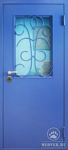 Синяя входная дверь - 3