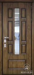 Декоративная входная дверь с зеркалом-115