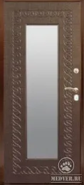Декоративная входная дверь с зеркалом-126