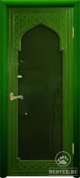 Зеленая входная дверь - 4