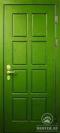 Зеленая входная дверь - 9